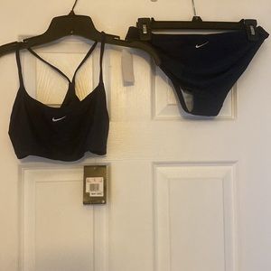Nike two piece swimsuit NWT. Navy size 10